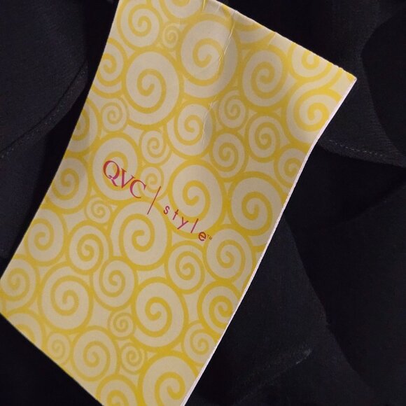 Marc Bouwer NWT* Removable Ruffled Collar Tie Belt Black Blazer Size XS - Picture 6 of 7